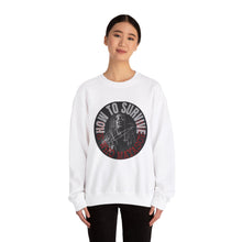 Load image into Gallery viewer, How to Survive Unisex Heavy Blend™ Crewneck Sweatshirt