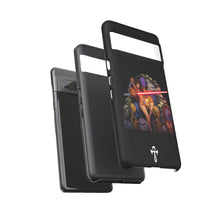 Load image into Gallery viewer, Exclusive TSEGGS by OMA Tough Phone Case — Dark Sith Helmet & Skulls Design