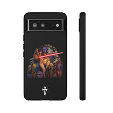 Load image into Gallery viewer, Exclusive TSEGGS by OMA Tough Phone Case — Dark Sith Helmet & Skulls Design
