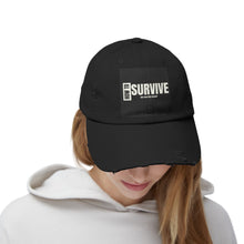 Load image into Gallery viewer, How To Survive Unisex Distressed Cap
