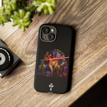 Load image into Gallery viewer, Exclusive TSEGGS by OMA Tough Phone Case — Dark Sith Helmet & Skulls Design