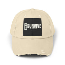 Load image into Gallery viewer, How To Survive Unisex Distressed Cap