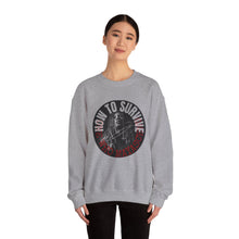 Load image into Gallery viewer, How to Survive Unisex Heavy Blend™ Crewneck Sweatshirt
