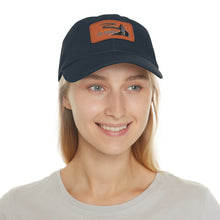 Load image into Gallery viewer, 'Stay The Course' Dad Hat with Leather Patch (Rectangle)