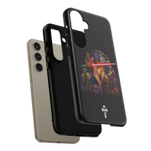 Load image into Gallery viewer, Exclusive TSEGGS by OMA Tough Phone Case — Dark Sith Helmet & Skulls Design