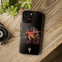 Load image into Gallery viewer, Exclusive TSEGGS by OMA Tough Phone Case — Dark Sith Helmet & Skulls Design