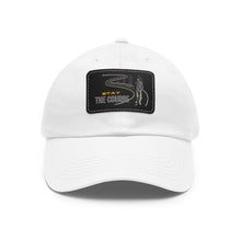 Load image into Gallery viewer, 'Stay The Course' Dad Hat with Leather Patch (Rectangle)