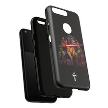 Load image into Gallery viewer, Exclusive TSEGGS by OMA Tough Phone Case — Dark Sith Helmet & Skulls Design