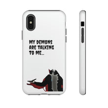 Load image into Gallery viewer, Talking To My Demons Tough Mobile Phone Cases