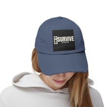 Load image into Gallery viewer, How To Survive Unisex Distressed Cap