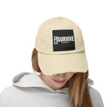 Load image into Gallery viewer, How To Survive Unisex Distressed Cap