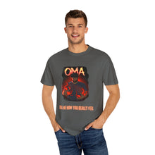 Load image into Gallery viewer, 'Tell Me How You Really Feel" Unisex Garment-Dyed T-Shirt | Funny Graphic Tee for Humor Lovers, Casual Wear, Gift for Friends, Birthday Present, Express Yourself