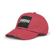 Load image into Gallery viewer, How To Survive Unisex Distressed Cap