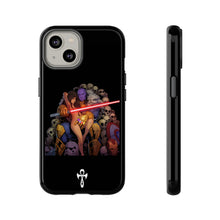 Load image into Gallery viewer, Exclusive TSEGGS by OMA Tough Phone Case — Dark Sith Helmet & Skulls Design