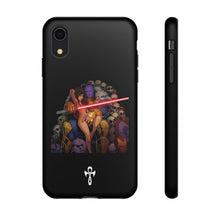 Load image into Gallery viewer, Exclusive TSEGGS by OMA Tough Phone Case — Dark Sith Helmet & Skulls Design