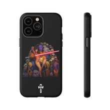 Load image into Gallery viewer, Exclusive TSEGGS by OMA Tough Phone Case — Dark Sith Helmet & Skulls Design