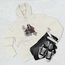 Load image into Gallery viewer, You Really Think You Know Me Three-Panel Fleece Hoodie