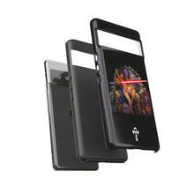 Load image into Gallery viewer, Exclusive TSEGGS by OMA Tough Phone Case — Dark Sith Helmet & Skulls Design