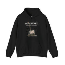 Load image into Gallery viewer, Minimalist 'MOLNRED' Graphic Hoodie by One who May Ascend