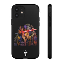 Load image into Gallery viewer, Exclusive TSEGGS by OMA Tough Phone Case — Dark Sith Helmet & Skulls Design