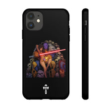Load image into Gallery viewer, Exclusive TSEGGS by OMA Tough Phone Case — Dark Sith Helmet & Skulls Design