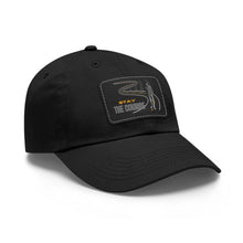 Load image into Gallery viewer, 'Stay The Course' Dad Hat with Leather Patch (Rectangle)