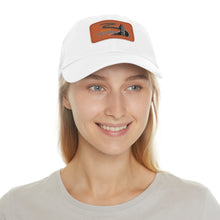 Load image into Gallery viewer, 'Stay The Course' Dad Hat with Leather Patch (Rectangle)