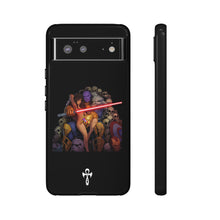 Load image into Gallery viewer, Exclusive TSEGGS by OMA Tough Phone Case — Dark Sith Helmet & Skulls Design