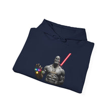 Load image into Gallery viewer, Me and My Girlfriend Exclusive Muscle Hoodie — Sci‑Fi Lightsaber Graphic Sweatshirt
