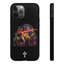 Load image into Gallery viewer, Exclusive TSEGGS by OMA Tough Phone Case — Dark Sith Helmet & Skulls Design