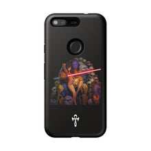 Load image into Gallery viewer, Exclusive TSEGGS by OMA Tough Phone Case — Dark Sith Helmet & Skulls Design