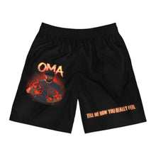 Load image into Gallery viewer, Fiery 'How You Really Feel' Graphic Jogger Shorts – Perfect for Summer, Fitness, or Casual Wear, Gaming, Gifts for Him, and Family Time