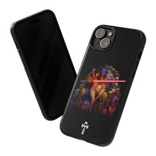 Load image into Gallery viewer, Exclusive TSEGGS by OMA Tough Phone Case — Dark Sith Helmet & Skulls Design