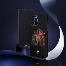 Load image into Gallery viewer, Exclusive TSEGGS by OMA Tough Phone Case — Dark Sith Helmet & Skulls Design