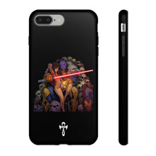 Load image into Gallery viewer, Exclusive TSEGGS by OMA Tough Phone Case — Dark Sith Helmet & Skulls Design