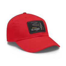 Load image into Gallery viewer, 'Stay The Course' Dad Hat with Leather Patch (Rectangle)