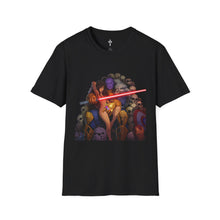 Load image into Gallery viewer, Exclusive TSeggs Graphic T‑Shirt — 'One who May Ascend' Back Logo