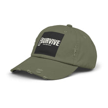 Load image into Gallery viewer, How To Survive Unisex Distressed Cap