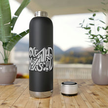 Load image into Gallery viewer, One Who May Ascend Soundwave Copper Vacuum Audio Bottle 22oz
