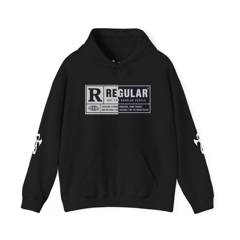 Regular People Black Hoodie – by OMA
