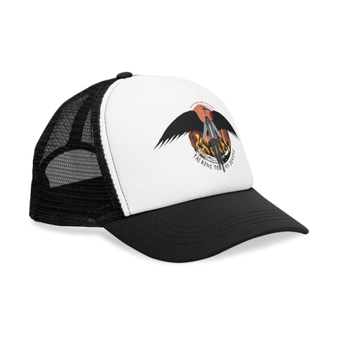 Demon Talker Mesh Cap (TTMD) | Edgy Trucker Hat | Urban Fashion | Gift for Gamers | Cool Casual Accessory