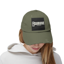 Load image into Gallery viewer, How To Survive Unisex Distressed Cap
