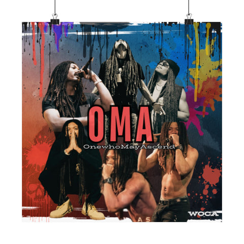 'OMA at WOCA' Matte Vertical Posters