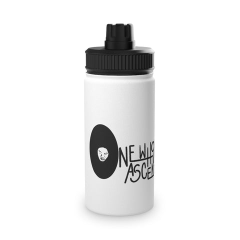 OMA Logo Stainless Steel Water Bottle, Sports Lid