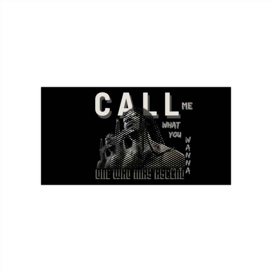 Call Me What You Wanna Bumper Stickers