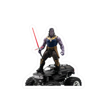 Load image into Gallery viewer, 6900 - Thanos Figure on Monster Truck Kiss-Cut Vinyl Sticker
