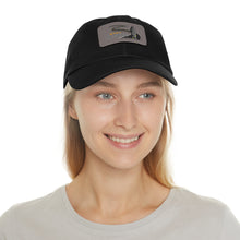 Load image into Gallery viewer, &#39;Stay The Course&#39; Dad Hat with Leather Patch (Rectangle)
