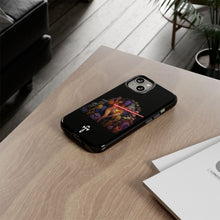 Load image into Gallery viewer, Exclusive TSEGGS by OMA Tough Phone Case — Dark Sith Helmet &amp; Skulls Design

