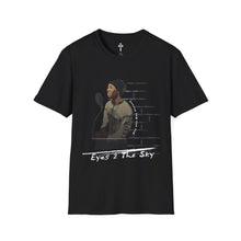 Load image into Gallery viewer, Eyes 2 the Sky 2.0 Black Unisex Softstyle T-Shirt - Perfect for Concerts, Streetwear, Hip-Hop Lovers, Casual Outings, Gift Ideas
