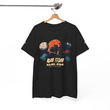 Load image into Gallery viewer, Mad Titan of the Dark Side Unisex Heavy Cotton Tee | Space Art T-Shirt, Gift for Sci-Fi Lovers, Casual Wear, Galaxy Theme Shirt

